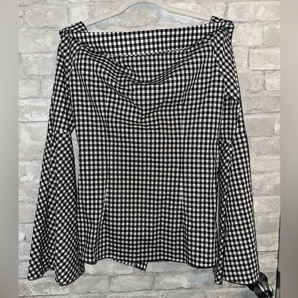 Caroline Constas Persephone off theshoulder top sz M #R1 - Picture 3 of 4